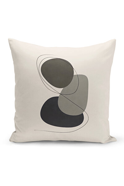 Bertille Home Seria Husă de pernă cu imprimare digitală minimalistă pe două fețe