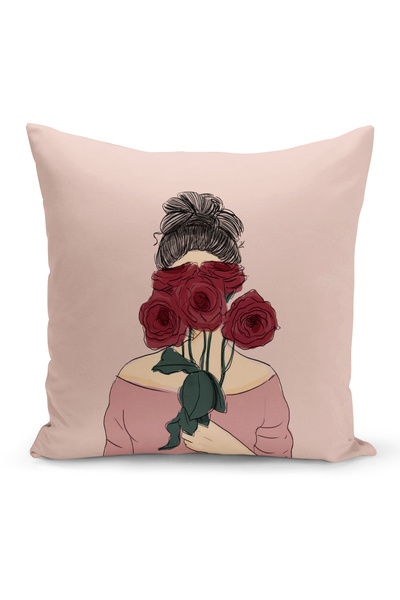 Bertille Home Retro Series Double Sided Digital Printed Throw Pillow Case (Retro Cushion Cover)