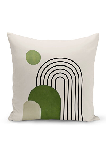 Bertille Home Seria Husă de pernă cu imprimare digitală minimalistă pe două fețe