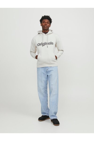 Jack & Jones Ανδρικό φούτερ με λογότυπο με κουκούλα - Lakewood