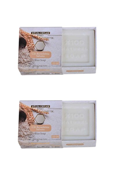 HMD BİTKİSEL KOZMETİK صابون الأرز 4 قطع × 125 جرام