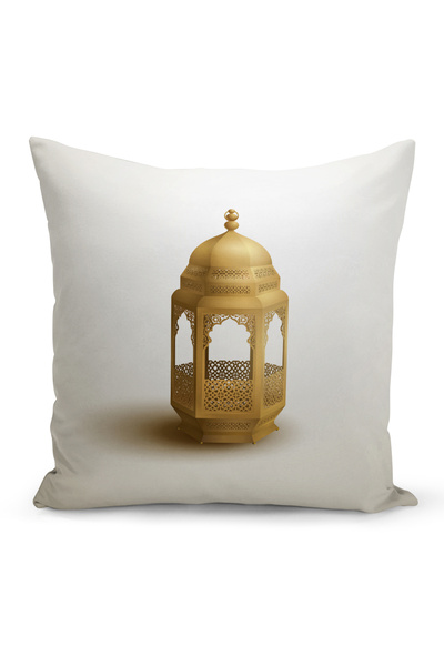 Bertille Home Ramazan Serisi Çift Tarafı Dijital Baskılı Kırlent Kılıfı (Rama...