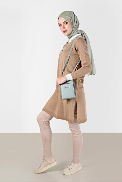 Alvina POLO NECK RIBBANED KNITWEAR TUNIC 42108