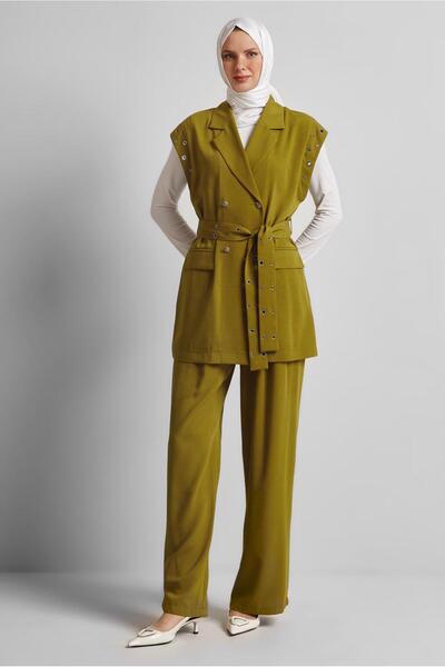 Alvina Belted Trousers Suit 45382