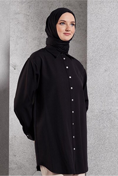 Alvina 45068 Model Shirt Collar Tunic