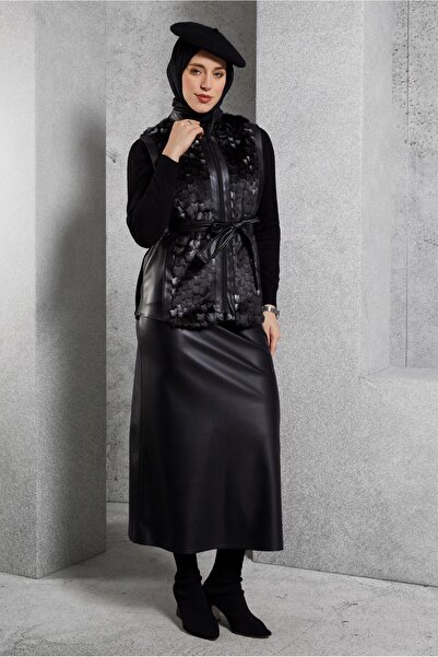 Alvina Belt Detailed Skirt Set - 45192