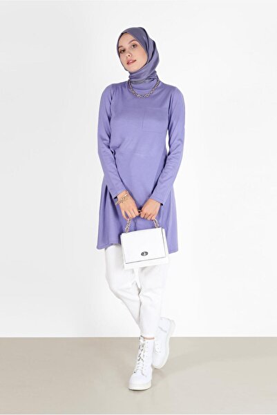 Alvina POCKET DETAIL BASIC KNITWEAR TUNIC 42045