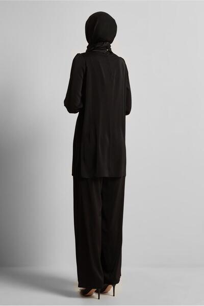 Alvina Stone Detail Pants Suit 45669