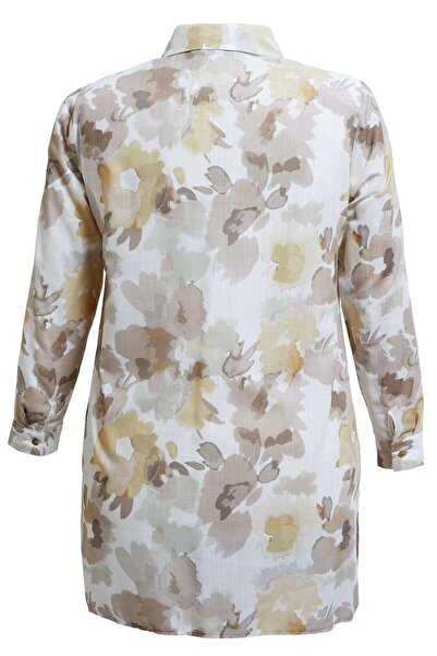 Alvina Patterned Large Size Tunic 20536