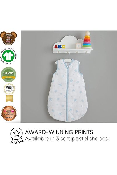 Bloomsbury Mill Baby Sleeping Bag, 6-18 months, 50x90cm, albastru