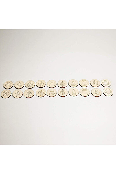 MORMI Set Geometrie - joc educativ de memorare cu: Forme si Volume Geometrice.