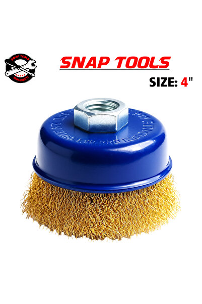 SNAP TOOLS Copper Cup Brush 14mm x 4
