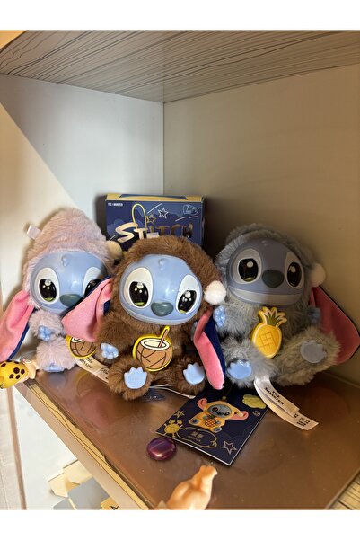 Blissmood Stitch Labubu peluş anahtarlık oyuncak