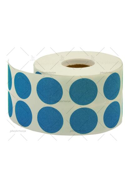 Tanex ملصق نقطة ماركر 20 مم (2500 قطعة ملصق نقطة زرقاء)