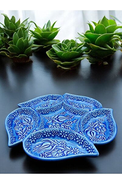 sharp&art Ceramic Snack Bowl and Breakfast Set - 3 Pieces and 6 Pieces, Embossed Pattern, 2 Different Color Options