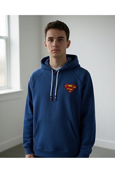 Store Süperman Detay Nakış Sweatshirt