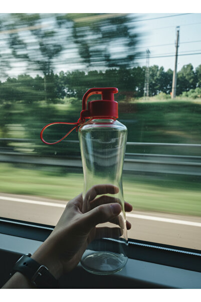 Blissra 750 ml Glass Water Bottle – Leakproof Plastic Lid Flask