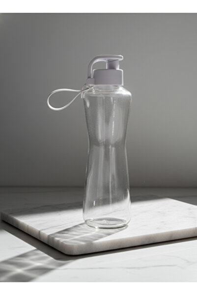 Blissra 750 ml Glass Water Bottle – Leakproof Plastic Lid Flask