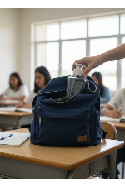 Blissra 750 ml Glass Water Bottle – Leakproof Plastic Lid Flask