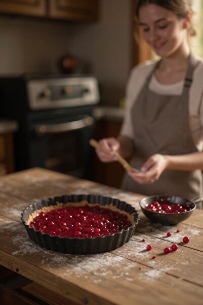 KAUFMANN Classic Tart Pan 20 cm – Carbon Steel, Non-Stick Coating