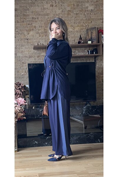 Cardella Premium Kalite Fermuarlı Hırka & Pantolon İkili Takım - Kadın Eşofman Takımı