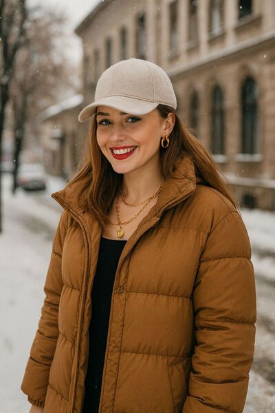 MARBERRY Καπέλο Unisex Μπεζ Stamp