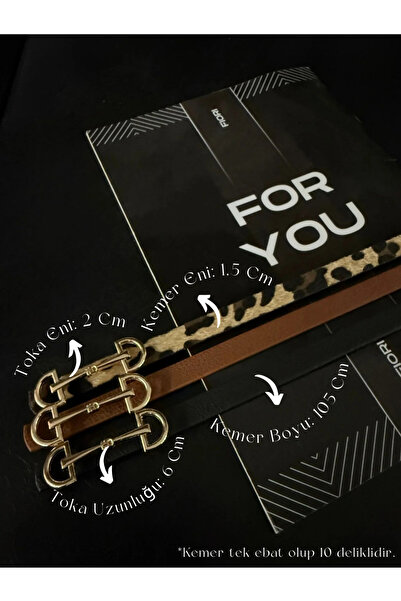 Fiori حزام نسائي رفيع بمشبك طويل مكون من 3 قطع، حزام معطف، حزام قميص، حزام فستان