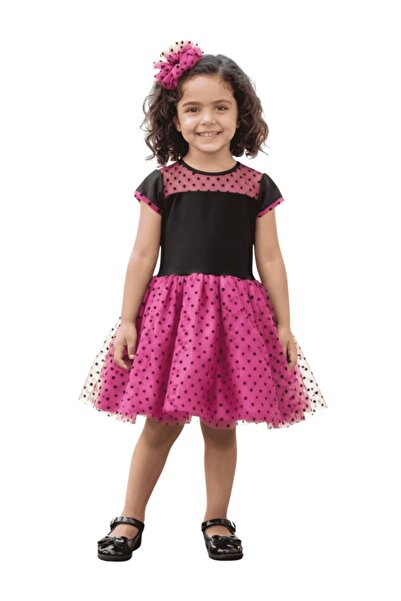 Kostüm Sarayı Тюлева сукня в горошок з пачкою