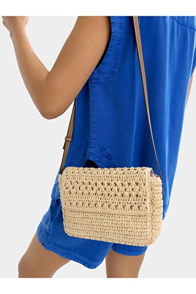 PARFOIS Hasır Efektli Çapraz Askılı Çanta