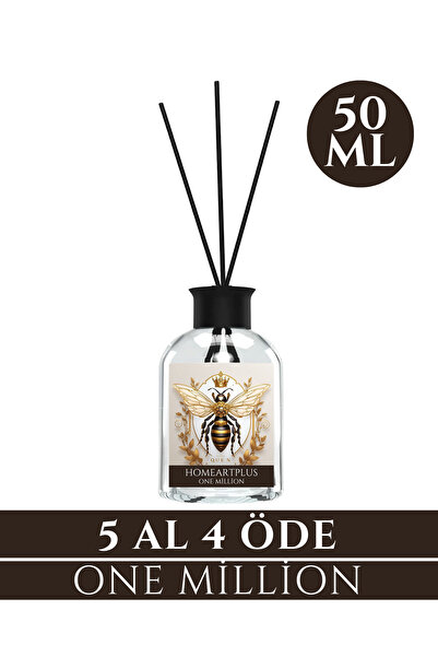 homeartplus One Million Parfüm Oda Kokusu Bambu Parfüm Esansiyel Uçucu Yağ 50 ml