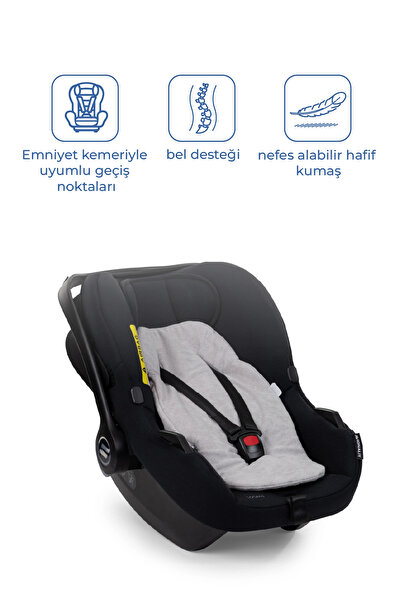 Babyjem Ana Kucağı Bel Desteği Havlu 158 Gri