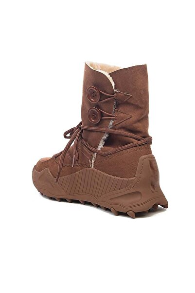 Carrano ZENNE 501 KADIN TABA YÜNLÜ KÜRKLÜ LASTİKLİ YÜKSEK TABAN BOT