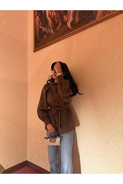 Gizuu Kahverengi Trençkot