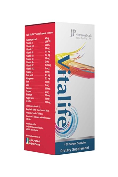 JP Nutraceuticals Vitalife 30 Softgels