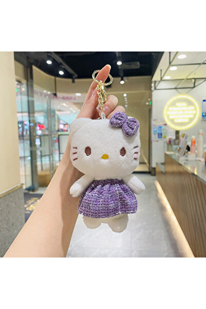Miniso Watermelon red Plush keychain anime accessory pendant keychain Hello Kitty keychain bag pendant Toys