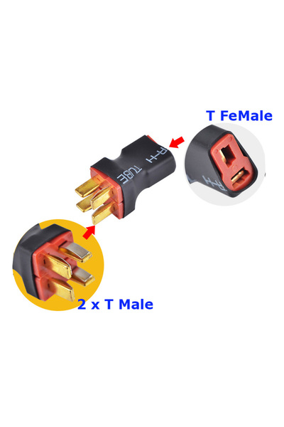 Choice محول متوازي من سلسلة T-f إلى 2T-m XT60 / موصل T 2 ذكر إلى موصل أنثى / ...