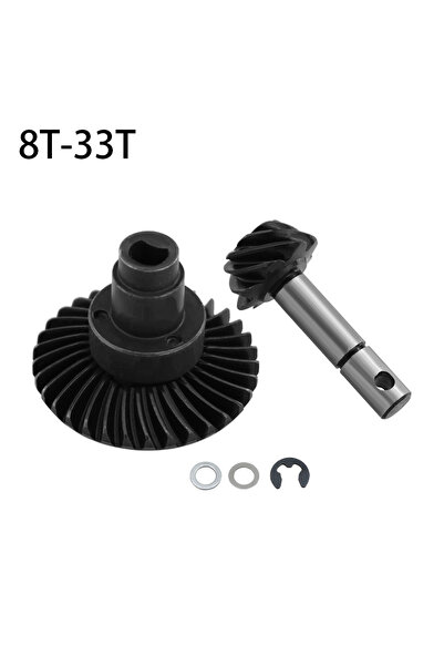 Choice ترس محور مخروطي حلزوني فولاذي 8T 33T 8T 24T/27T/30T/33T لزاحف RC 1/10 ...