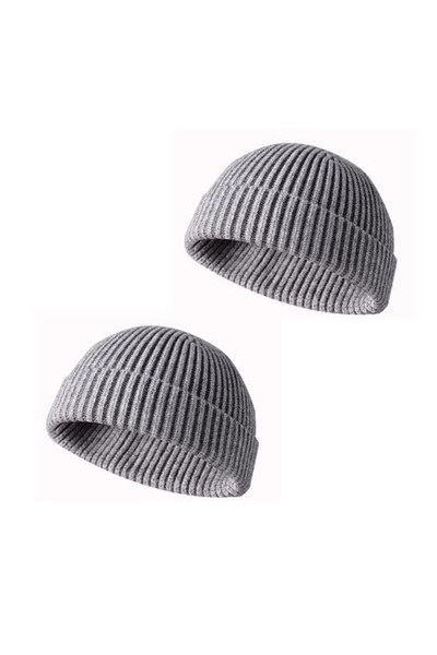 Rupen Kraft 2 Pieces Short Beanie Hipster Beanie Hat Beanie Leon Beanie Hip Hop Beanie Hat