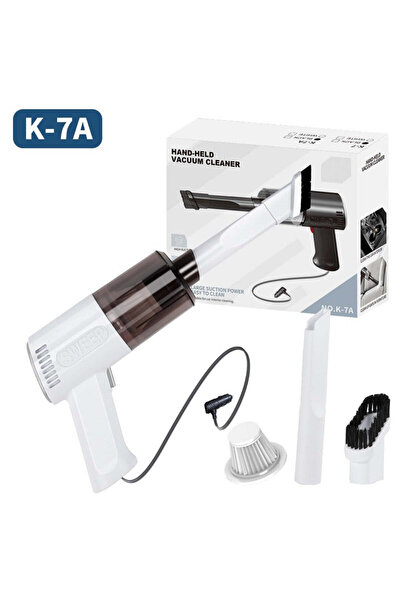 AutoPro Portable Cordless Vacuum Cleaner K 7, Black |