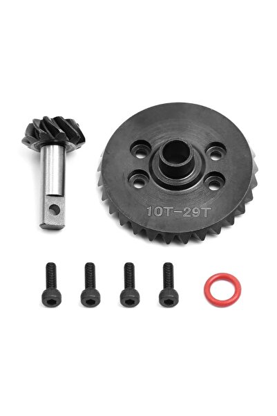 Choice 10T-29T As shown 1 SET Front & Rear Differential Gears Kit 10T-29T Steel Differential Gear Parts for