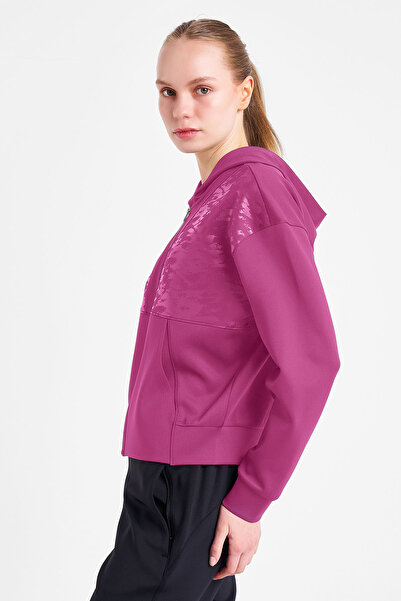 Lescon Women's Zippered Hooded Sweatshirt 25N-2125