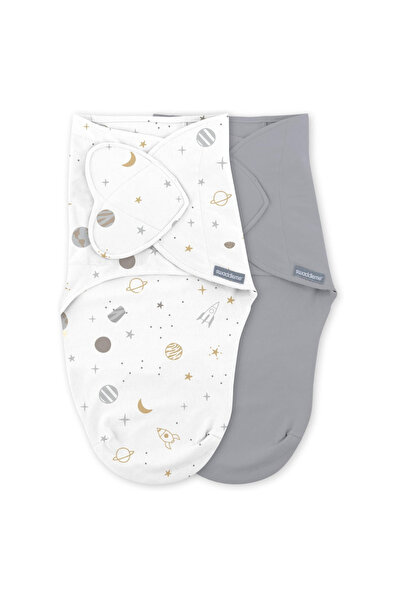 SwaddleMe by Ingenuity Set de 2 sisteme de înfășat Swaddle Me 0-3 luni, Colec...