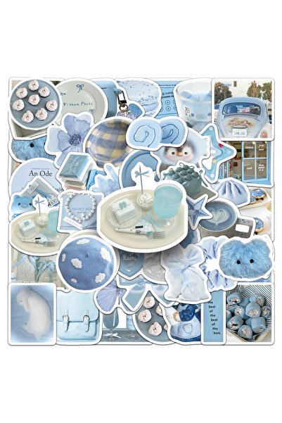 choice2 50 قطعة 10/30/50 قطعة ملصقات جرافيتي جميلة باللون الأزرق من INS ملصقا...