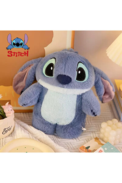 Miniso Blue Stitch Angel Lotso Plush Hand Warm Bottle Hot Water Bottles Kawaii Soft Winter Portable Warm Ha
