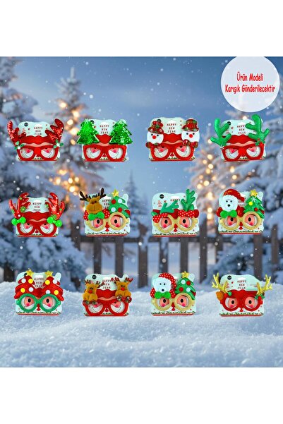 Gift Moda Christmas Themed Party Glasses