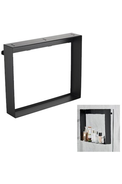 SIPEDO Metal support for storing cosmetics, bathroom accessories, 4 towel hoo...