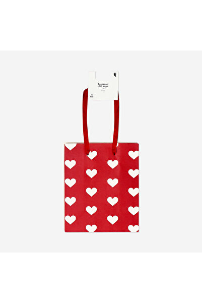 Flying Tiger Copenhagen Kalpli Kırmızı 2'li Hediye Çantası