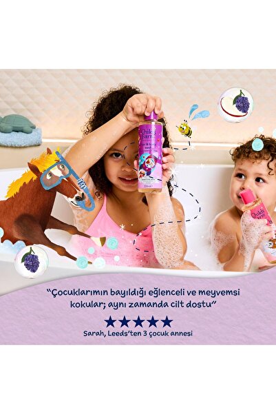 Childs Farm Böğürtlen ve Organik Elma Özlü Çocuk Saç ve Vücut Şampuanı 250ml