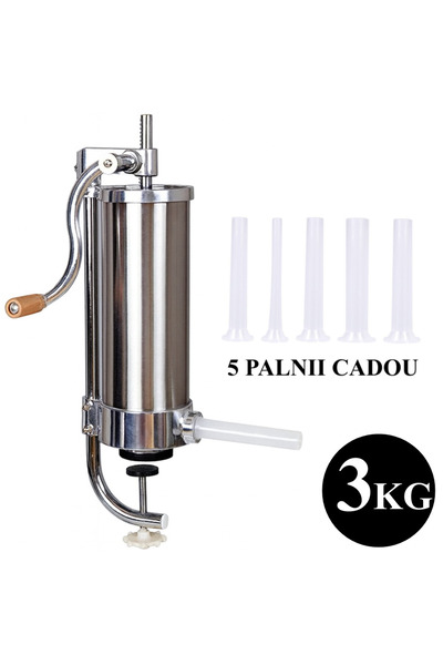 BLMAG Masina umplut carnati vertical 3 kg inox 5 palnii menghina