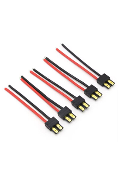 DUTRIEUX 10PCS Male 14AWG 5/10pcs/lot Trx Plug Male Female Connector Silicone Wire With 10CM 14/16AWG for Rc